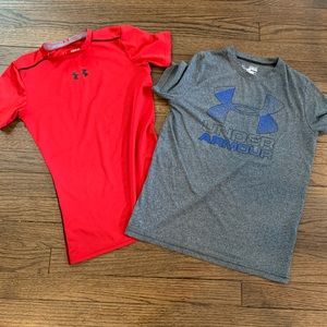 Boys Under Armour shirts